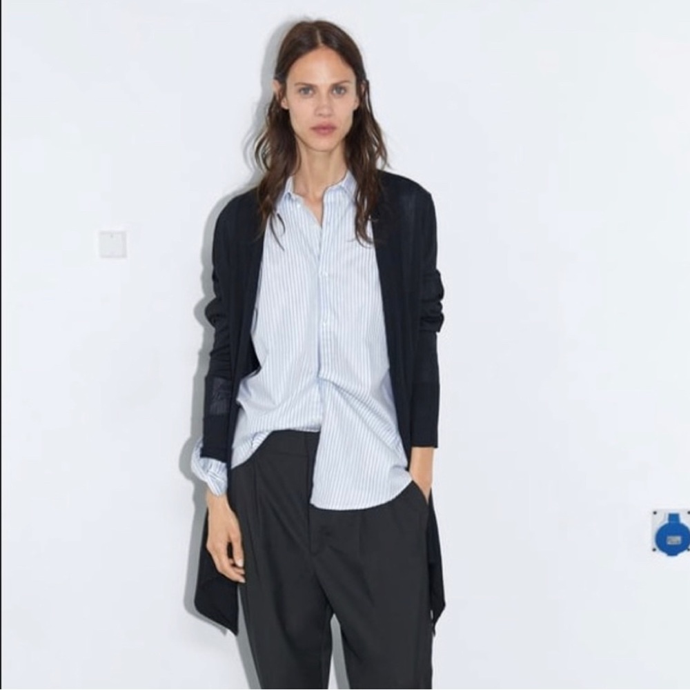 ZARA Long Cardigan Medium